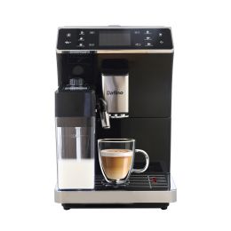 202 Fully Automatic Espresso Machine with milk tank; Black