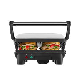 Chefman 3-in-1 Electric Indoor Panini Press & Grill, 4-Slice Sandwich Press, Opens 180° for Grilling