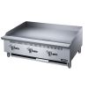 3-Burner Commercial  Griddle in Stainless Steel  with 4  legs