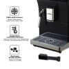 Fully Automatic Espresso Machine w/ Milk Frother;  Black
