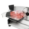 Meat Slicer, Electric Deli Food Slicer with Removable 7.5'' Serrated & Stainless Steel Blade