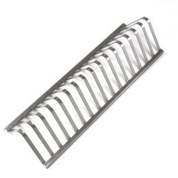 Stainless Steel Barbecue Grill Holder Smoking Rib Racks Grilling BBQ Accessories Outdoor Roasting Stand Picnic Utensil (Color: Silver)