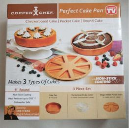 Copper Chef Perfect Cake Pan (Color: Brown)