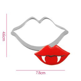Stainless steel biscuit mold (Option: Lips)