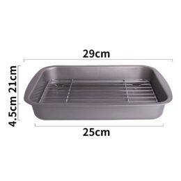 Oven grilled fish tray (Option: Bakeware)