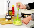Potato Smasher, Pump-Action Potato Masher, Manual Press Potato Mashing Kitchen Gadget Tool